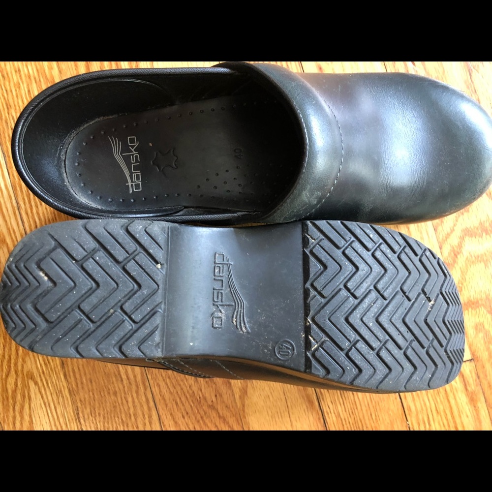 Dansko leather blue shoes